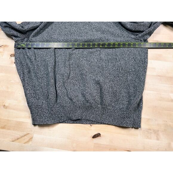 Oak Hill Gray Quarter Zip Cotton Knit Sweatshirt Men's Size 2XL Preppy Golf Core - Picture 6 of 7